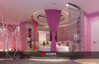 新乡酒店装修设计公司京创主题酒店装修房间效果图