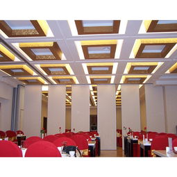 易安装的饭店活动隔断墙 南山屏风移动隔断设计