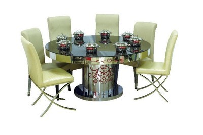 【火锅餐桌 餐桌,不锈钢火锅桌,电磁炉火锅桌,隐藏式火锅桌,】价格,厂家,图片,桌类,佛山市顺德区风火酒店设备-