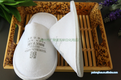 【酒店一次性用品 一次性拖鞋 厂家直销 毛巾布拖鞋】价格,厂家,图片,其他一次性用品,广陵区东华日化用品厂-