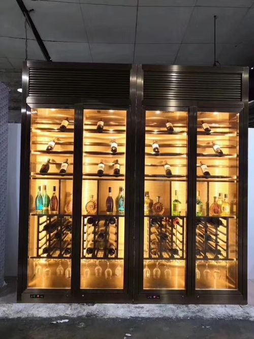 佛山工厂定制酒店餐厅美式葡萄红酒不锈钢酒柜